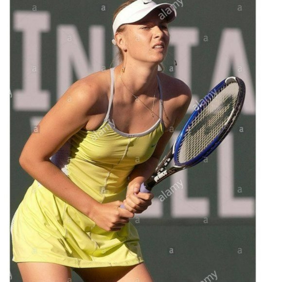 Nwt Nike Tennis Dress w/ Bra Pleated Skirt Blue White S Small - Picture 10 of 11